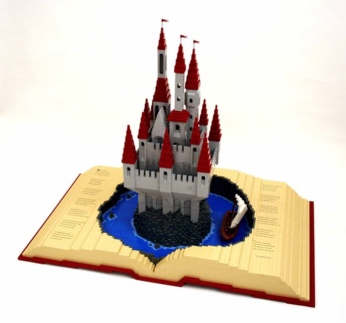 10-Pop-up book Lego art-Advertising Spot